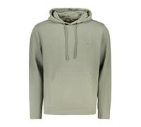 BOSS Felpa con cappuccio in terry di cotone con toppa con logo - Style Wetalk, 50509314 Grigio XL