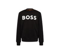 BOSS Felpa 'WeBasic' nero / bianco Uomo BOSS 4XL nero / bianco