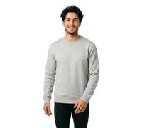 BOSS Felpa in terry di cotone con toppa con logo - Style Westart, 50509323 Grigio chiaro L