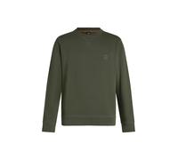 BOSS Felpa in terry di cotone con toppa con logo - Style Westart, 50509323 Oliva XL