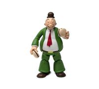 Boss Fight Studio Power Stars J. Wellington Wimpy Action Figure - Statuetta da collezione in stile retrò di Popeye incontra l'animazione a colori Sindbad con 7 punti di articolazione - scala da 12,7
