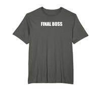 Boss Finale Maglietta, Uomo Taglie Grandi, Asfalto, 5X Tall