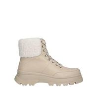 BOSS Foster_lubootie_rblt, Stivaletti alla Caviglia Donna, Beige Claro, 39 EU