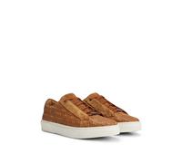 BOSS Gary Sneakers realizzate in Italia in pelle liscia e scamosciata intrecciata - Style Gary_Tenn_sdltwv, 50514547 Marrone 41