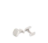 BOSS Gemelli quadrati con inserto in metallo lavorato - Style B-METALSQUARE-CUF, 50549034 Argento pz.