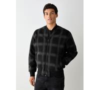 BOSS Giacca bomber Motivo a scacchi BOSS medium Nero