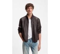 BOSS Giacca BOSS BY BECKHAM in pelle nappa - Style Molta_DB, 50562919 Marrone scuro 58