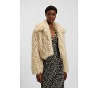 BOSS Giacca corta in pelliccia sintetica mongola - Style C_Cefura, 50547960 Beige chiaro 46