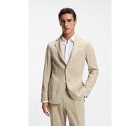 BOSS Giacca da completo slim fit in lino tecnico lavabile - Style P-Hanry-WG-262, 50561959 Beige chiaro 44