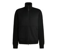 BOSS Giacca da equitazione in pelle scamosciata sintetica con rifiniture in maglia - Style TAYLOR ALCANTARA BOMBER, B6M1404 Nero M