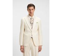 BOSS Giacca da smoking slim fit in misto seta - Style L-Harvers-PK-Tux-254, 50550602 Bianco 54
