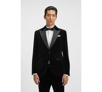 BOSS Giacca da smoking slim fit in velluto di cotone - Style H-Hutson-Tux-254, 50551552 Nero 98