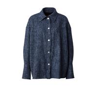 BOSS Sovracamicia relaxed fit in tweed effetto denim - Style C_Jatessa, 50551844 Blu scuro 44