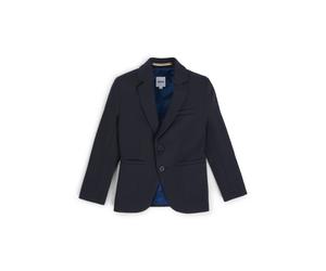 BOSS Giacca elegante per bambini in tessuto elasticizzato con fodera interna stampata - Style J51227/86206A, J51227 Blu scuro 102