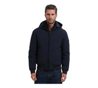 Boss - Giacca idrorepellente con monogramma Double B - - Jackets - Uomo - Blu - 3XL