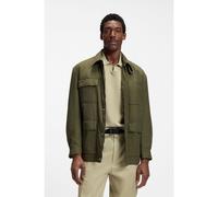 BOSS Giacca idrorepellente da campo con fodera interna a quadri - Style C-Corpo, 50564626 Oliva 46