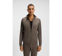 BOSS Giacca in cotone elasticizzato con profili e logo - Style Mix&Match Jacket Z, 50515307 Marrone XXL