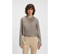 BOSS Giacca in lana elasticizzata con trama effetto zigrino - Style Jetosal, 50545706 Beige 44
