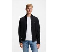 BOSS Giacca in maglia in cotone e cashmere - Style Kanozip_S, 50543692 Blu scuro S