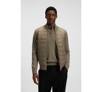 BOSS Giacca in materiali misti con pannello anteriore imbottito - Style H-Hernesto, 50549991 Marrone chiaro XXL