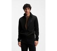 BOSS Giacca in terry di cotone con toppa con logo - Style Zestart, 50511709 Nero M