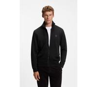 BOSS Giacca in terry di cotone con toppa con logo - Style Zestart, 50511709 Nero S