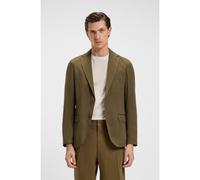 BOSS Giacca modern fit in misto lino elasticizzato - Style P-Hanry-Flaps-WG-252, 50540685 Oliva 52