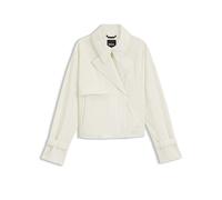 BOSS Trench corto in crêpe manopesca - Style Parcae, 50556422 Bianco 44