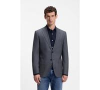 BOSS Giacca regular fit in misto cotone a spina di pesce e lana vergine - Style H-Janson-263, 50567509 Blu scuro 54