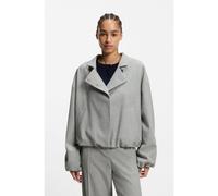 BOSS Giacca regular fit in tessuto elasticizzato con trama effetto zigrino - Style Javata, 50553937 Grigio chiaro 42
