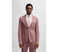 BOSS Giacca slim fit in misto lana con motivo - Style C-Hanry-252, 50542804 Rosa chiaro 52