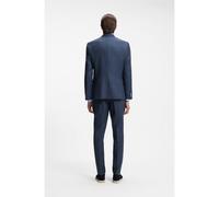 BOSS Giacca slim fit in mohair, seta e lino - Style H-Huge-B1-Peak-262, 50562604 Blu 52