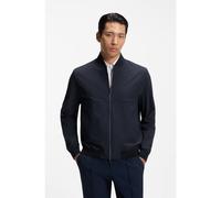 BOSS Giacca slim fit in tessuto elasticizzato con micromotivo - Style P-Hanry-BMB-WG-263F, 50564462 Blu scuro 106