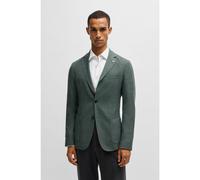 BOSS Giacca slim fit in tessuto elasticizzato mélange - Style C-Hanry-233, 50521629 Verde scuro 56