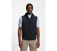 BOSS Gilet idrorepellente con cappuccio e lavorazione micro-waffle - Style OW_Terrace Vest HD, 50554175 Blu scuro XL