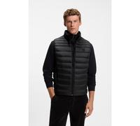 BOSS Gilet idrorepellente con toppa con logo - Style Odeno2, 50549243 Nero 52