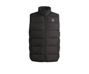 BOSS Gilet imbottito impermeabile da equitazione con pannello - Style ARTHUR CORD PUFFER VEST, B6M1402 Marrone scuro XL