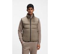 BOSS Gilet imbottito regular fit con tasche con zip - Style OW_Urbanex Puffer V, 50565207 Marrone chiaro S