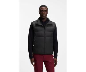 BOSS Gilet imbottito regular fit con tasche con zip - Style OW_Urbanex Puffer V, 50565207 Nero XXL