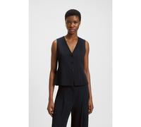 BOSS Gilet monopetto gessato - Style Julinia, 50548493 Blu scuro 50
