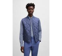 BOSS Gilet regular fit idrorepellente con impunture a rombi - Style P-Canopus, 50518719 Blu 44