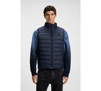 BOSS Gilet slim fit ripiegabile con impunture miste idrorepellenti - Style Odeno2, 50549243 Blu scuro 46