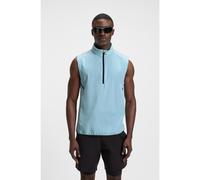 BOSS Gilet sportivo idrorepellente ad asciugatura rapida - Style V_D-Namix Vest, 50541632 Celeste S