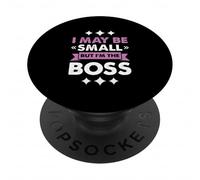 Boss Girl Baby Kids Funny I May Be Small But I'm The Boss PopSockets PopGrip Adesivo