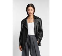 BOSS Giubbotto biker lungo n nappa - Style Sarica, 50547474 Nero 48