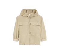 BOSS Giubbotto con cappuccio e fondo manica a righe per bambini - Style J52998/24904A, J52998 Beige 126
