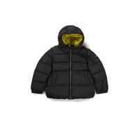 BOSS Giubbotto con cappuccio per bambini con parte posteriore in sherpa camouflage - Style J26513/09B04A, J26513 Nero 102