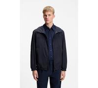 BOSS Giubbotto con cappuccio relaxed fit in tessuto idrorepellente - Style Otily1, 50566518 Blu scuro 44