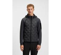 BOSS Giubbotto con imbottitura di piume e motivo con logo saldato - Style J_T-Down Hybrid HD, 50541045 Grigio scuro L