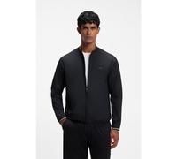 BOSS Giubbotto con zip in tessuto idrorepellente con logo - Style OW_TOC Game, 50561397 Blu scuro M